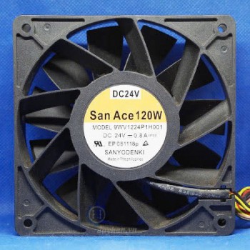 9WV1224P1H001, Quạt tản nhiệt Sanyo Denki 9WV1224P1H001, 24VDC, 0.8A