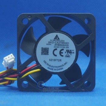 AFB0254VHD, Quạt tản nhiệt Delta AFB0254VHD, 24VDC, 0.15A, KT 50x50x20mm