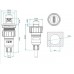 Dây USB Đực Cái Chống Nước Gắn Tủ Điện Dây USB Đực Cái Chống Nước Gắn Tủ Điện